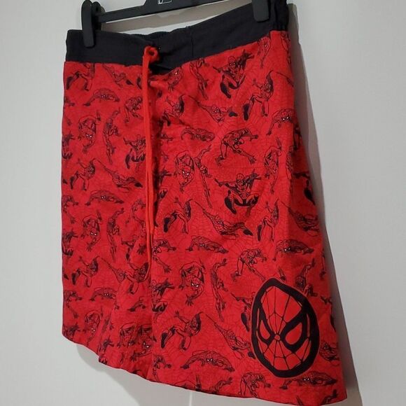 MARVEL medium red Spiderman meshed swim shorts - Picture 2 of 7